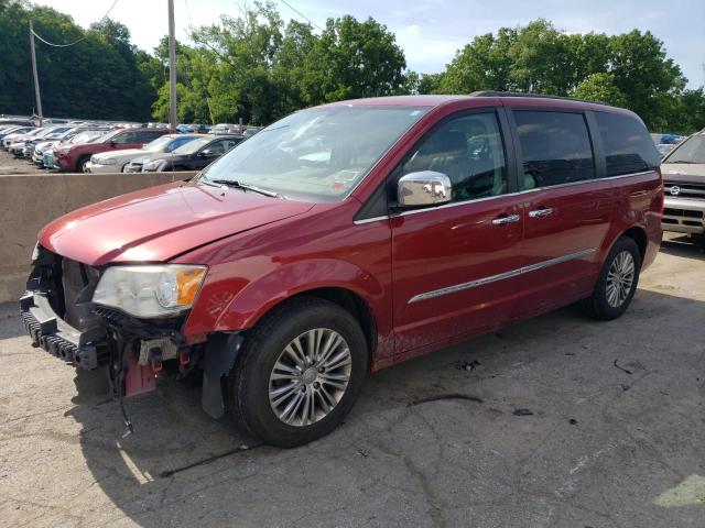 2C4RC1CG6DR734957 - 2013 CHRYSLER TOWN & COU TOURING L RED photo 1