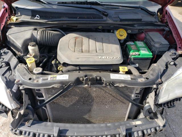 2C4RC1CG6DR734957 - 2013 CHRYSLER TOWN & COU TOURING L RED photo 12