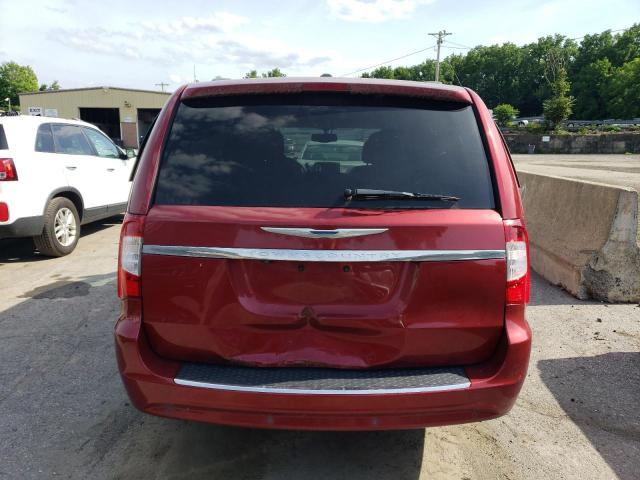 2C4RC1CG6DR734957 - 2013 CHRYSLER TOWN & COU TOURING L RED photo 6