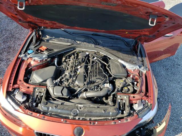 WBA4J5C56KBM65437 - 2019 BMW 440I GRAN COUPE ORANGE photo 11