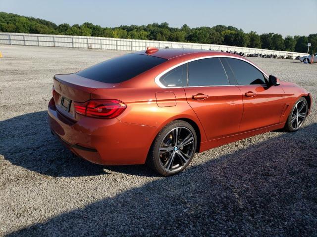 WBA4J5C56KBM65437 - 2019 BMW 440I GRAN COUPE ORANGE photo 3