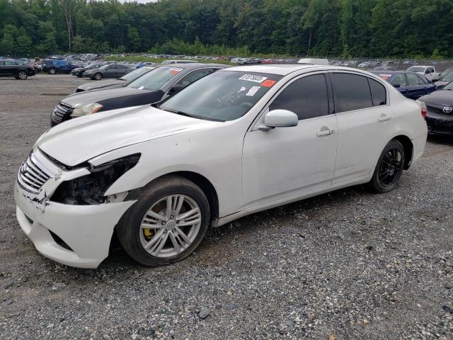 JN1CV6AR5AM457270 - 2010 INFINITI G37 WHITE photo 1