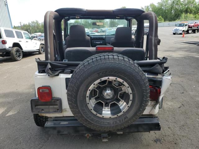 1J4FA39S56P715704 - 2006 JEEP WRANGLER X თეთრი ფოტო 6