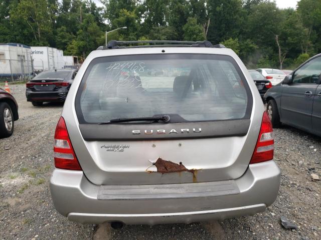 JF1SG65685H722853 - 2005 SUBARU FORESTER 2.5XS Серый фото 6