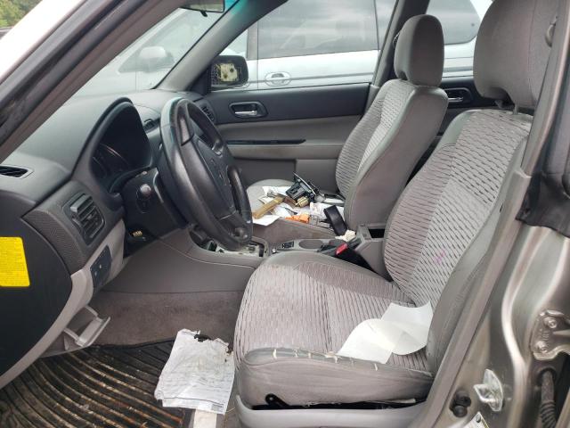 JF1SG65685H722853 - 2005 SUBARU FORESTER 2.5XS Серый фото 7