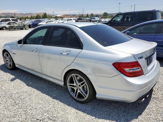 WDDGF7HB3CA656094 - 2012 MERCEDES-BENZ C 63 AMG SILVER photo 2