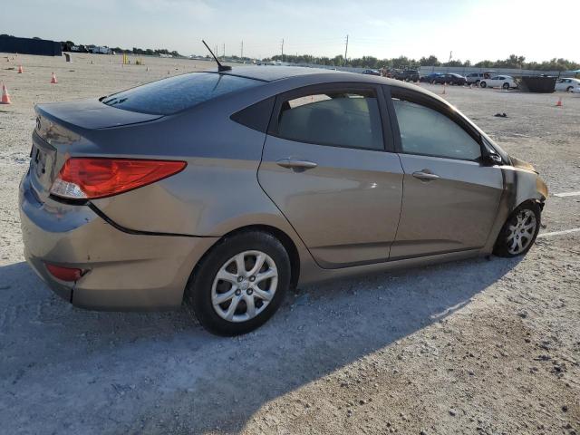 KMHCT4AEXDU496652 - 2013 HYUNDAI ACCENT GLS GRAY photo 3