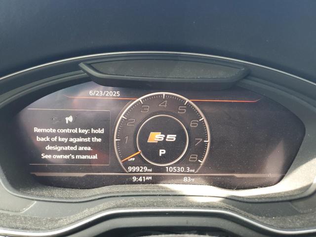 WAUC4CF52JA117965 - 2018 AUDI S5 PRESTIGE WHITE photo 9