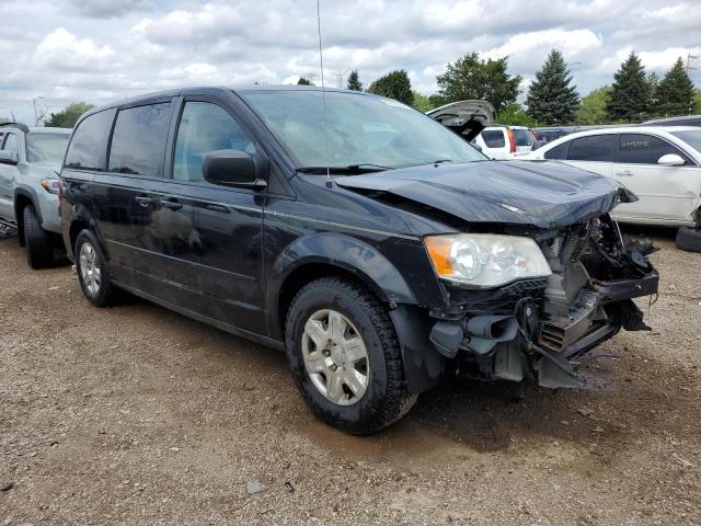 2C4RDGBG2DR507332 - 2013 DODGE GRAND CARA SE BLACK photo 4