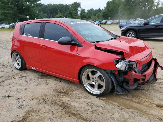 1G1JH6SB4E4157098 - 2014 CHEVROLET SONIC RS RED photo 4