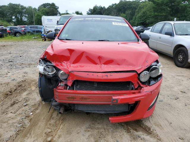 1G1JH6SB4E4157098 - 2014 CHEVROLET SONIC RS RED photo 5