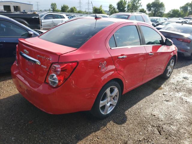 1G1JE5SB7G4145341 - 2016 CHEVROLET SONIC LTZ RED photo 3