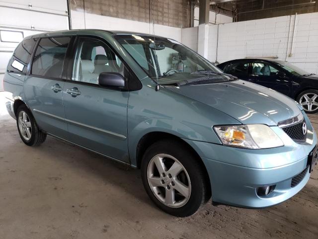 JM3LW28J930376356 - 2003 MAZDA MPV WAGON TEAL photo 4