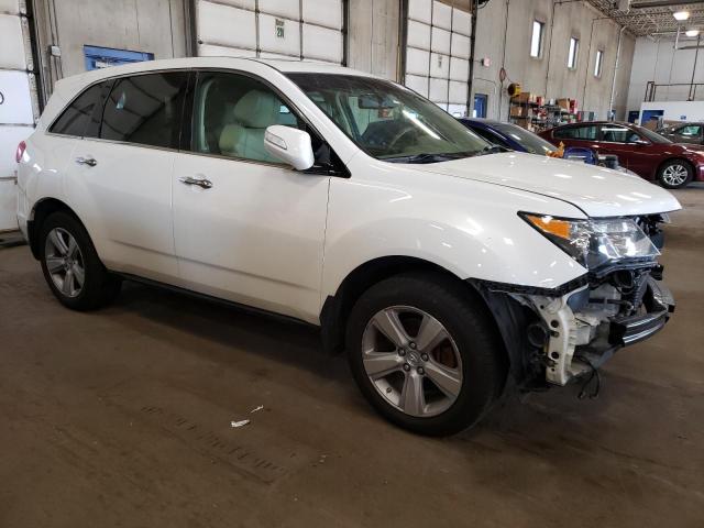 2HNYD2H25AH512840 - 2010 ACURA MDX WHITE photo 4