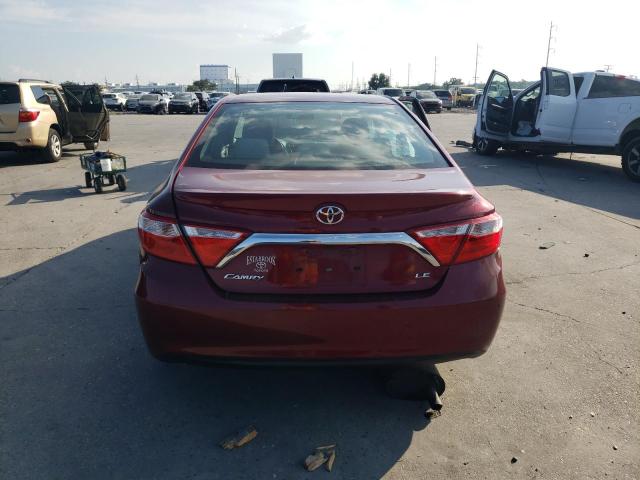 4T1BF1FK6GU552834 - 2016 TOYOTA CAMRY LE RED photo 6