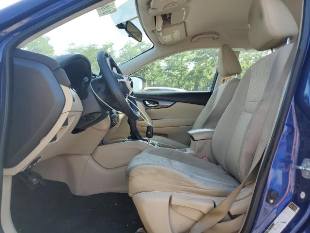 JN8AT2MV9HW013372 - 2017 NISSAN ROGUE S BLUE photo 7