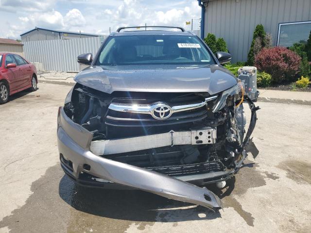 5TDJKRFHXGS317775 - 2016 TOYOTA HIGHLANDER XLE Серый фото 5