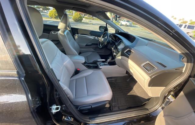 2HGFB2F99FH523660 - 2015 HONDA CIVIC EXL BLACK photo 5