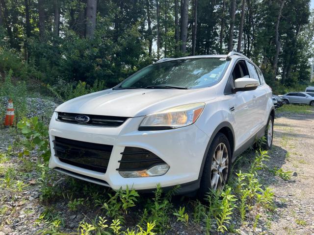 1FMCU9J91EUC13876 - 2014 FORD ESCAPE TITANIUM WHITE photo 2