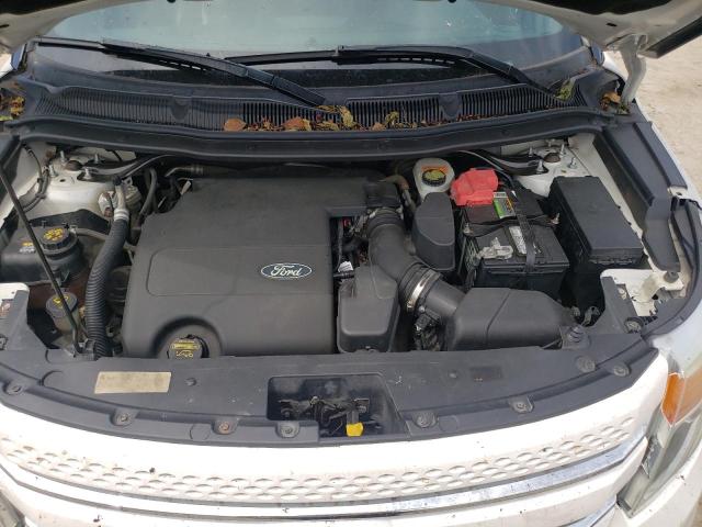 1FM5K8F84DGB17553 - 2013 FORD EXPLORER LIMITED WHITE photo 12