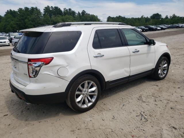 1FM5K8F84DGB17553 - 2013 FORD EXPLORER LIMITED WHITE photo 3