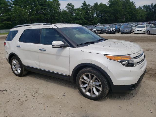 1FM5K8F84DGB17553 - 2013 FORD EXPLORER LIMITED WHITE photo 4