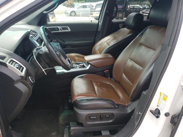 1FM5K8F84DGB17553 - 2013 FORD EXPLORER LIMITED WHITE photo 7
