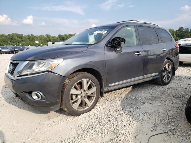 5N1AR2MN4EC682734 - 2014 NISSAN PATHFINDER S GRAY photo 1