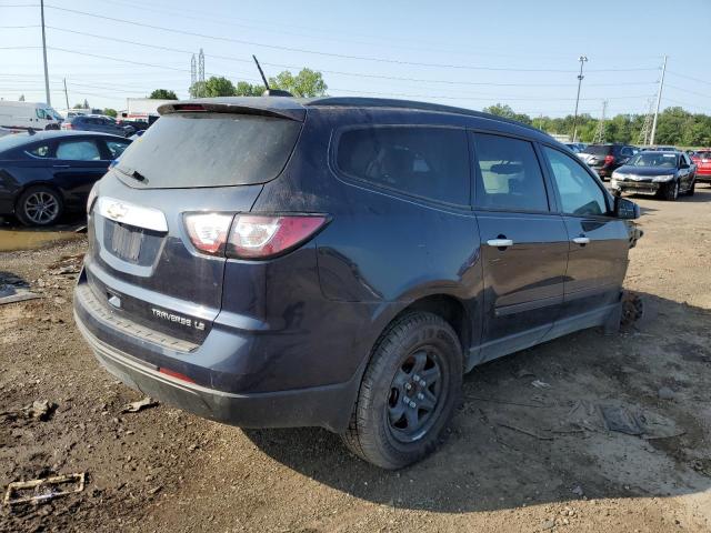 1GNKRFKD4GJ139819 - 2016 CHEVROLET TRAVERSE LS BLUE photo 3