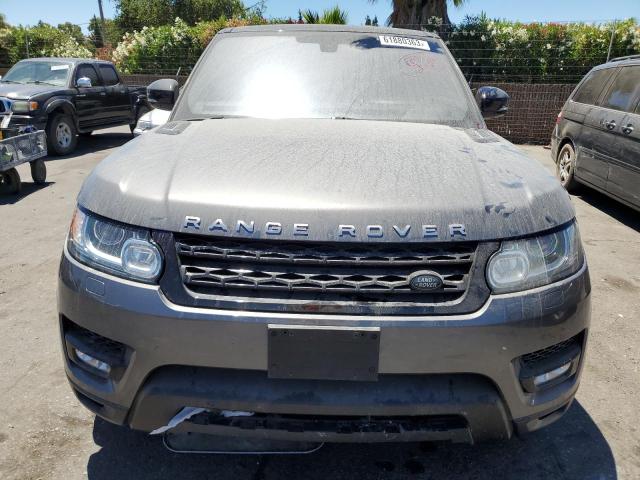 SALWR2EF8GA595461 - 2016 LAND ROVER RANGE ROVE SC GRAY photo 5