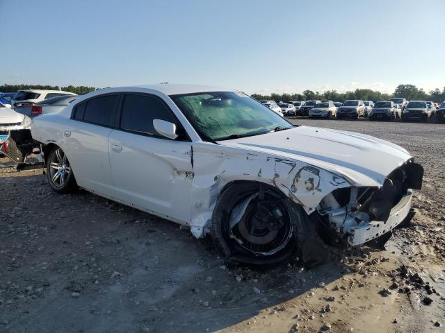 2C3CDXHG7EH149864 - 2014 DODGE CHARGER SXT WHITE photo 4