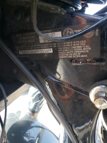 1HD1FC4147Y721147 - 2007 HARLEY-DAVIDSON FLHTCUI 灰色 照片 10