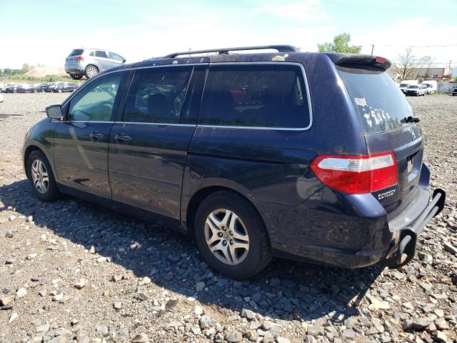 5FNRL38696B007788 - 2006 HONDA ODYSSEY EXL BLUE photo 2