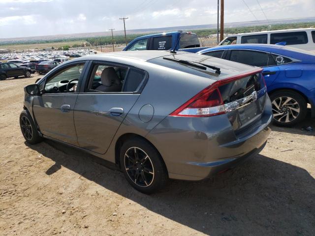 JHMZE2H39DS000347 - 2013 HONDA INSIGHT GRAY photo 2