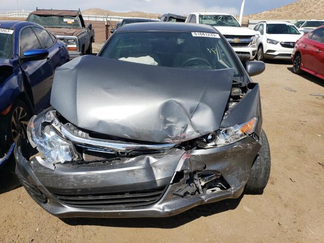 JHMZE2H39DS000347 - 2013 HONDA INSIGHT GRAY photo 5