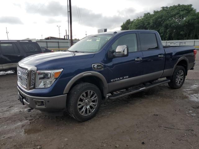 1N6BA1F49HN574985 - 2017 NISSAN TITAN XD SL BLUE photo 1