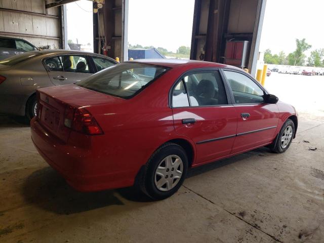 1HGES16325L008731 - 2005 HONDA CIVIC DX VP RED photo 3