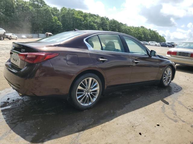 JN1EV7AR7KM553238 - 2019 INFINITI Q50 LUXE BROWN photo 3