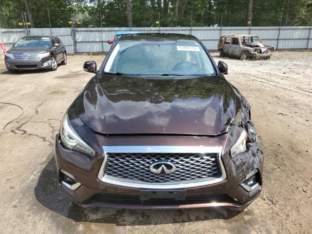 JN1EV7AR7KM553238 - 2019 INFINITI Q50 LUXE BROWN photo 5