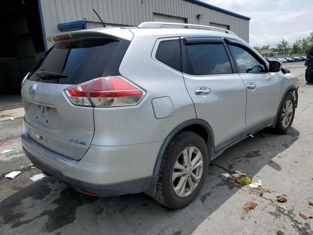 KNMAT2MVXGP648329 - 2016 NISSAN ROGUE S SILVER photo 3