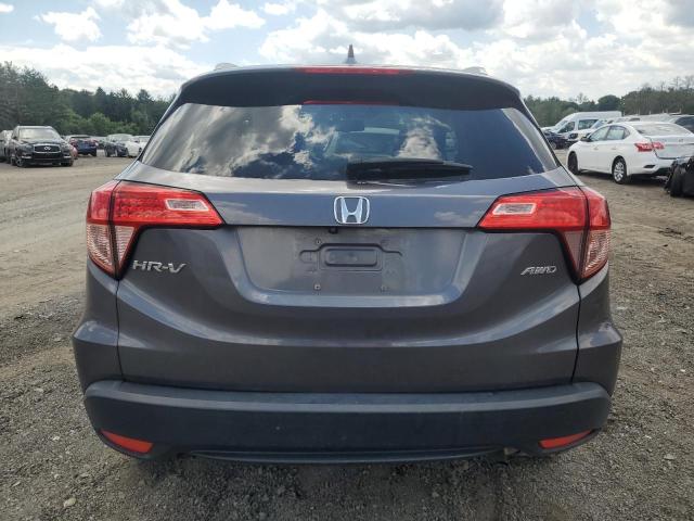 3CZRU6H76GM756336 - 2016 HONDA HR-V EXL GRAY photo 6