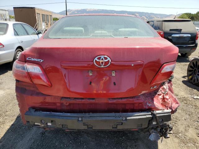 4T1BE46K48U232126 - 2008 TOYOTA CAMRY CE RED photo 6