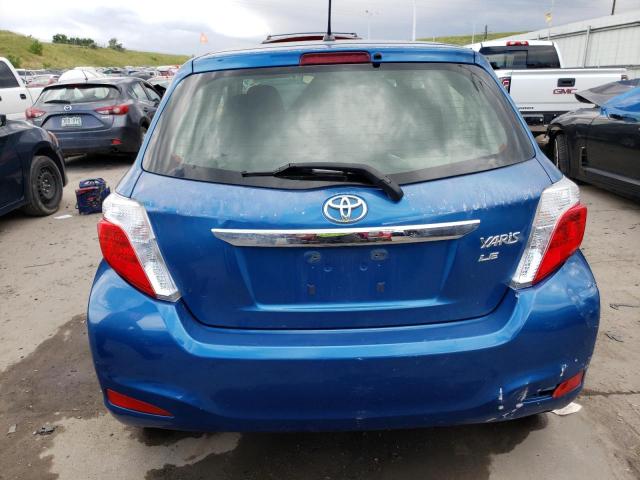 JTDKTUD36CD522463 - 2012 TOYOTA YARIS BLUE photo 6