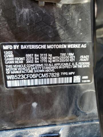 WB523CF06PCM57828 - 2023 BMW IX XDRIVE50 SILVER photo 13