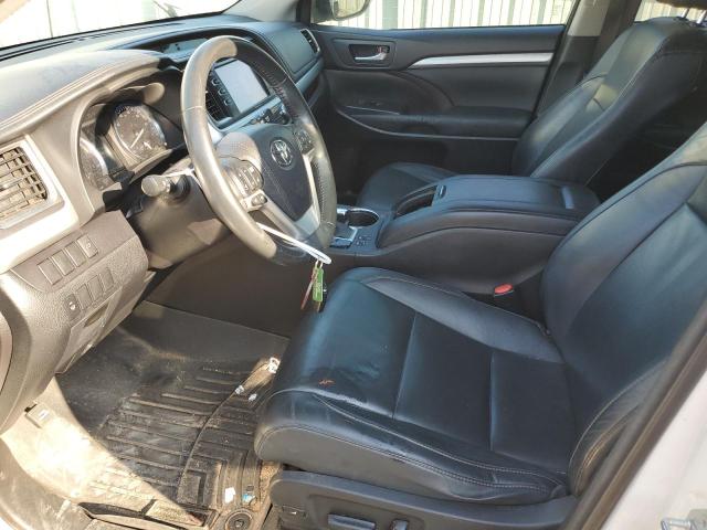 5TDKKRFHXFS078635 - 2015 TOYOTA HIGHLANDER XLE WHITE photo 7