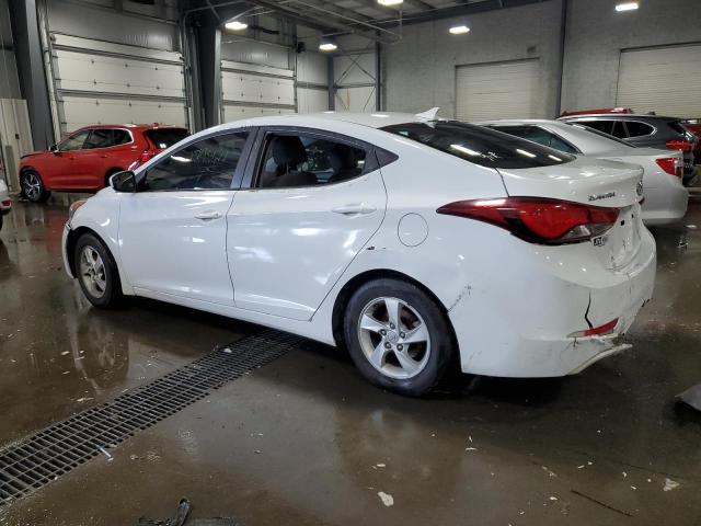 5NPDH4AE3FH647175 - 2015 HYUNDAI ELANTRA SE WHITE photo 2