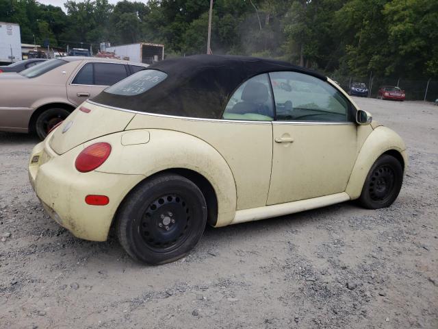 3VWBM31Y45M369612 - 2005 VOLKSWAGEN NEW BEETLE GL 黄色 照片 3