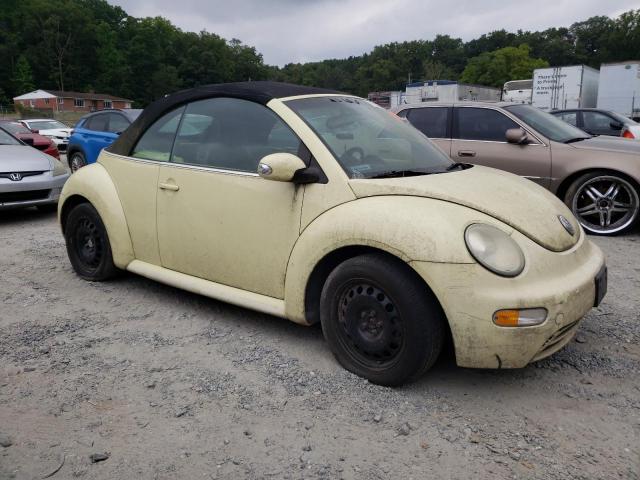 3VWBM31Y45M369612 - 2005 VOLKSWAGEN NEW BEETLE GL 黄色 照片 4