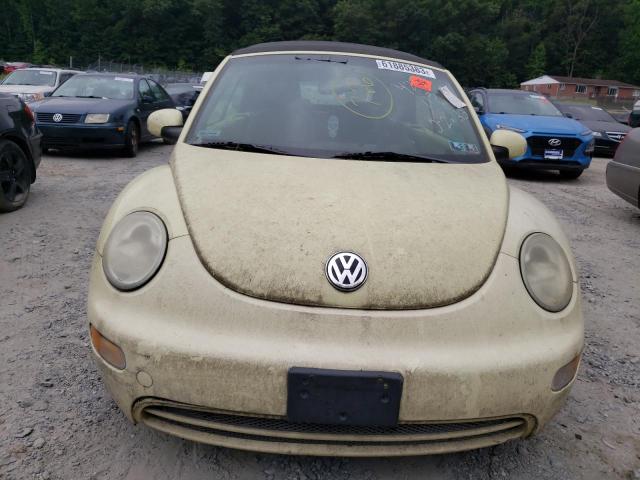 3VWBM31Y45M369612 - 2005 VOLKSWAGEN NEW BEETLE GL 黄色 照片 5