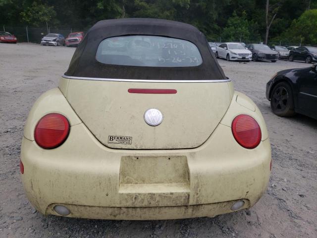 3VWBM31Y45M369612 - 2005 VOLKSWAGEN NEW BEETLE GL 黄色 照片 6